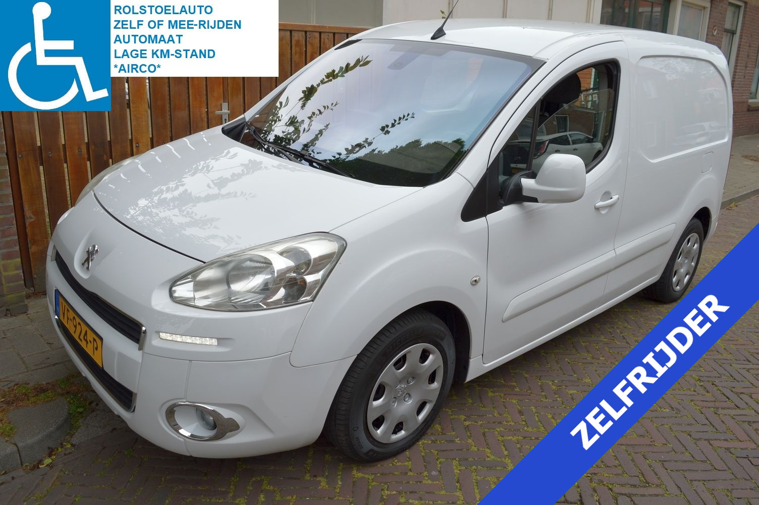 Peugeot Partner 1.6 HDi | ROLSTOELAUTO | AUTOMAAT | AIRCO | ZELF of MEE-RIJDEN | LAGE KM-STAND